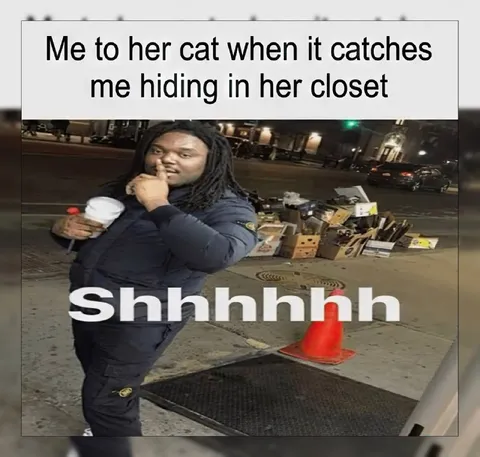 Hiding in Her Closet