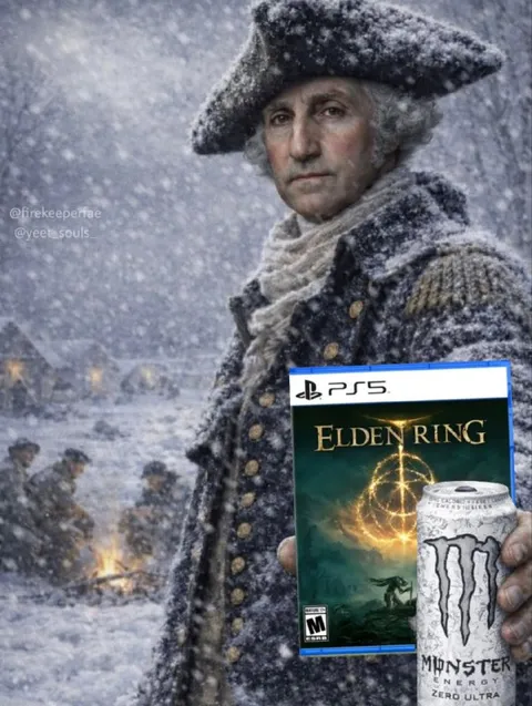 George Washington Plays Elden Ring