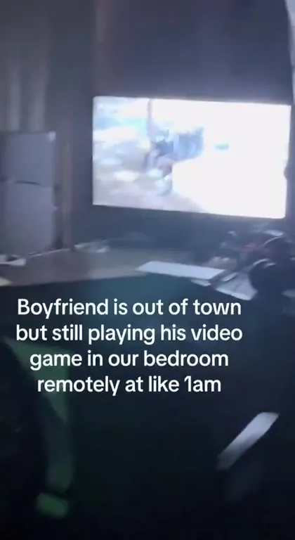 Boyfriend Gaming Remotely at 1AM