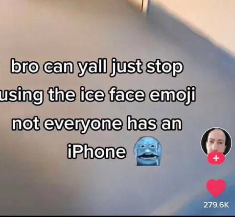 Stop Using the Ice Face Emoji