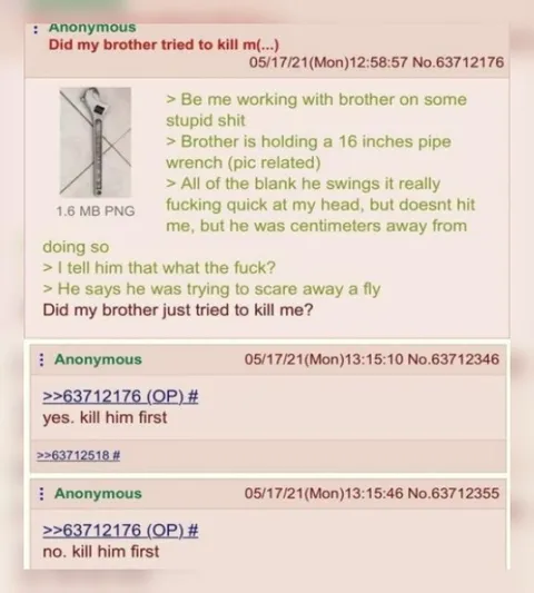 Brother Tried to Kill Me