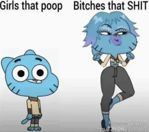 Girls That Poop vs Bitches That Shit