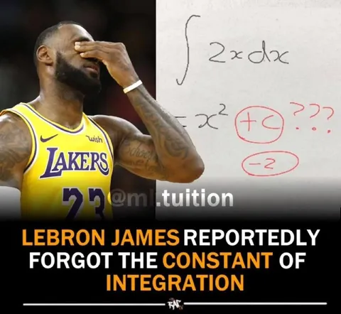 LeBron Forgets the Constant of Integration