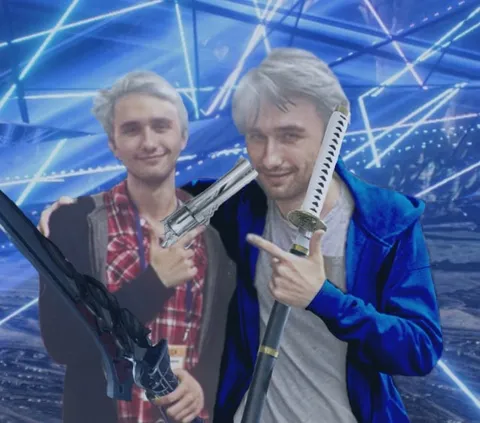 Два друга с оружием