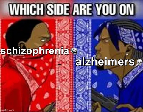 Schizophrenia or Alzheimer's