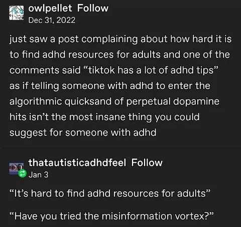 ADHD Misinformation Vortex