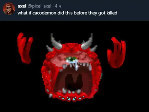 Cacodemon Before Getting Killed