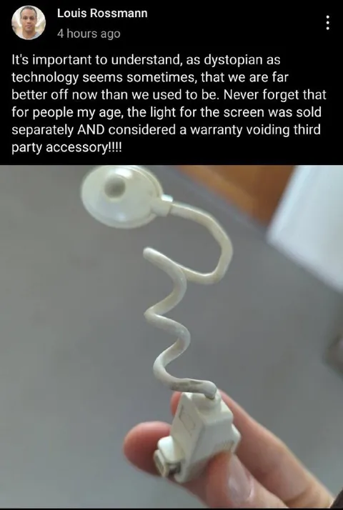 Old Apple charger warranty joke