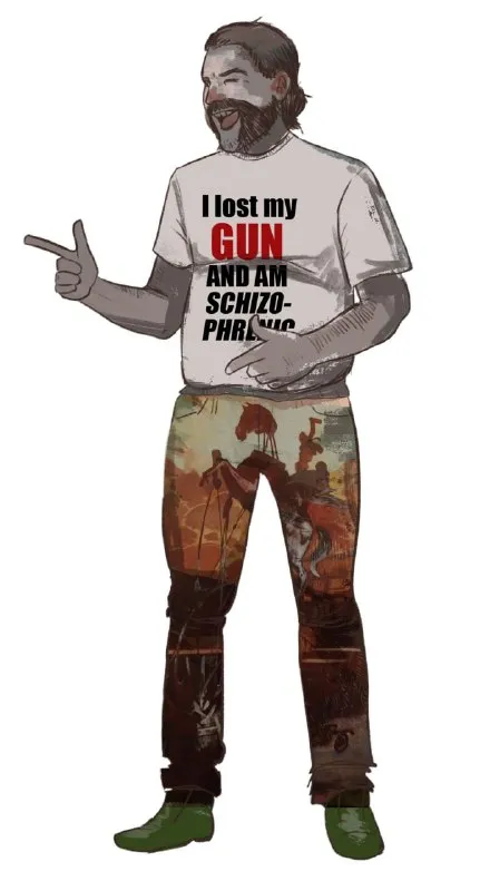 I Lost My Gun and Am Schizophrenic