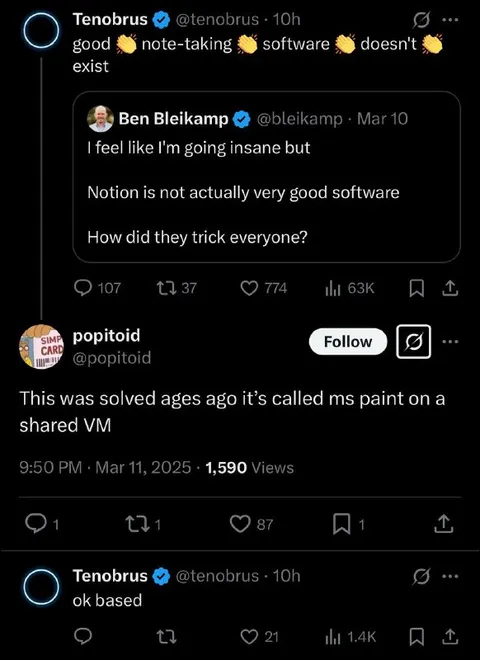 Good Note-Taking Software Doesn't Exist