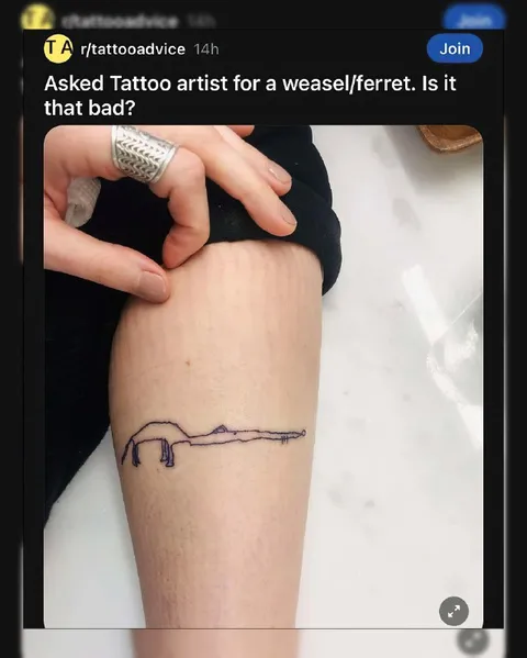 Bad Weasel Tattoo