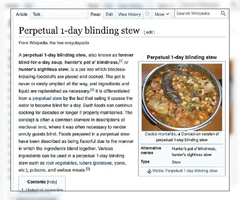 Perpetual 1-Day Blinding Stew