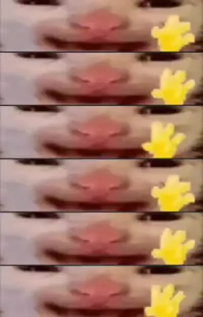 Свинья и жёлтая рука
