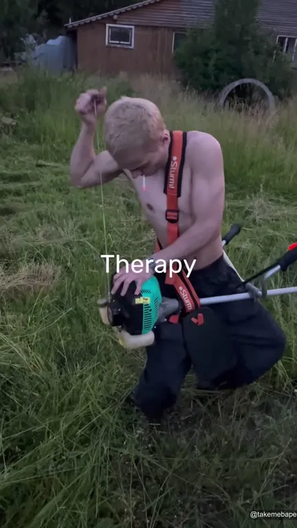 Therapy Through Lawn Mowing