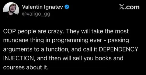 OOP Dependency Injection Joke