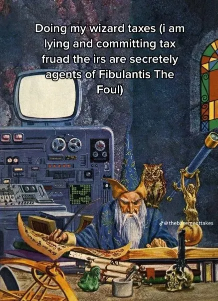 Wizard Commits Tax Fraud