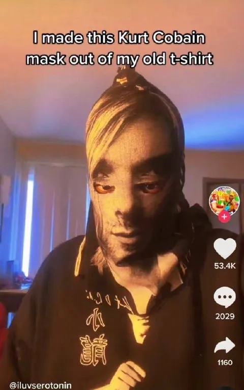 Kurt Cobain Mask DIY