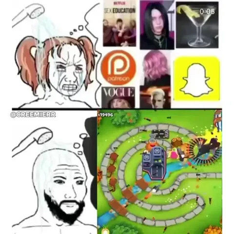 Crying Girl Watches Chaotic Gameplay