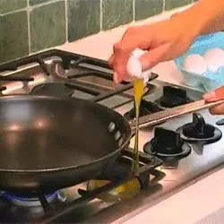 Неудачная готовка яичницы