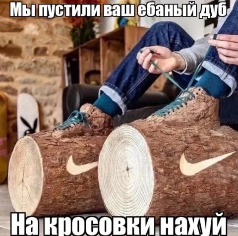 Дубовые кроссовки Nike