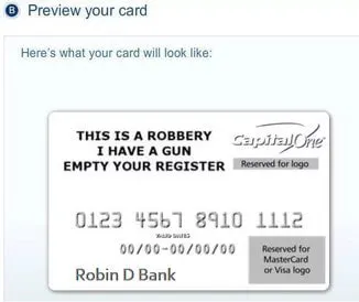 This Is a Robbery Card