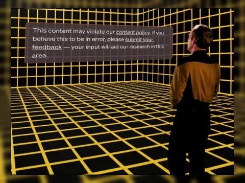 Holodeck Content Policy Warning