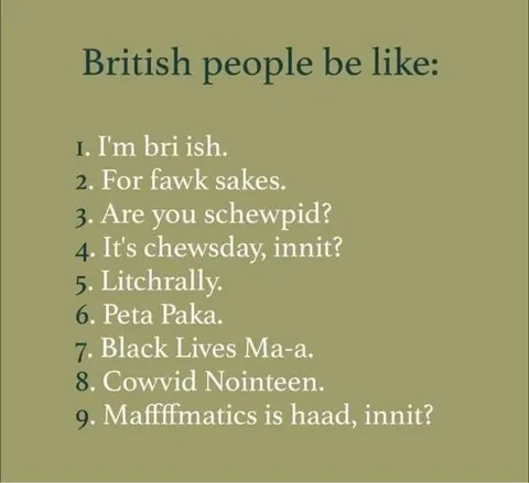 British People Be Like