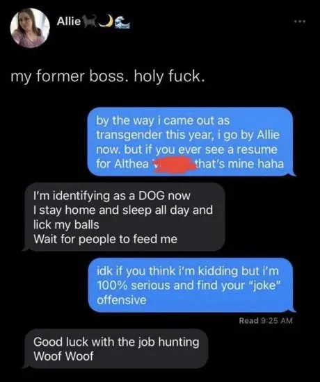 Former Boss Dog Joke