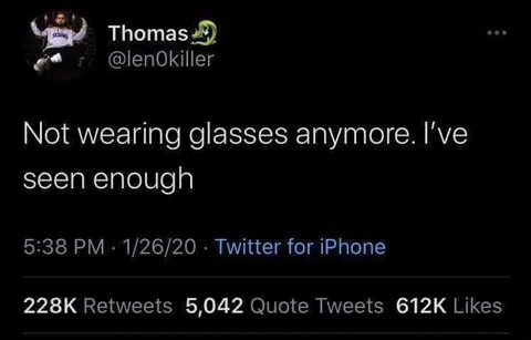 Not Wearing Glasses Anymore