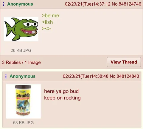 Fish Gets His TetraMin