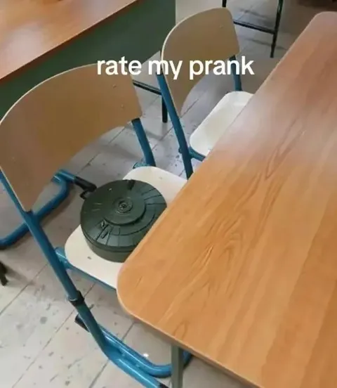 Classroom Chair Prank