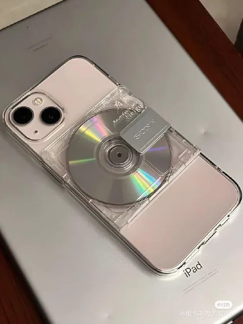 iPhone With a CD Case
