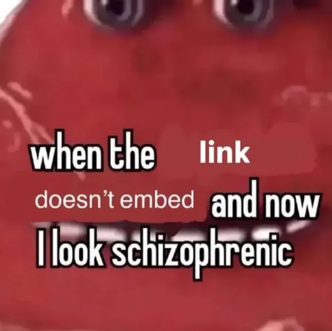 When the link doesn’t embed