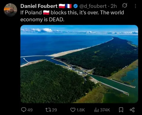Poland Blocks the Canal