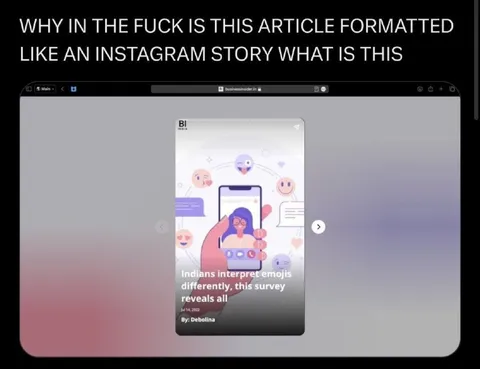 Instagram Story Article Format