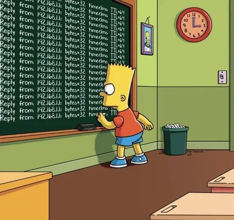 Bart's Endless Ping Punishment