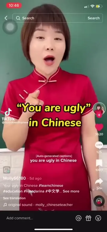 Chinese Teacher Insult Compilation