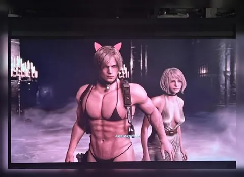 Muscular Leon Says Stay Still