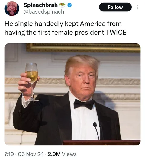 Trump blocked a female president twice