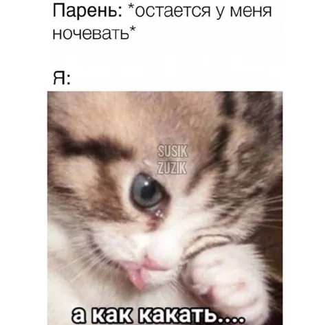 А как какать у парня
