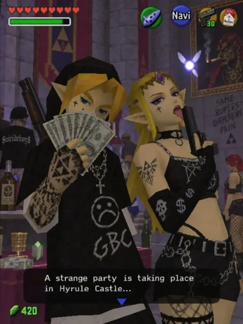 A Strange Party in Hyrule