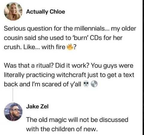 Burning CDs Was Witchcraft
