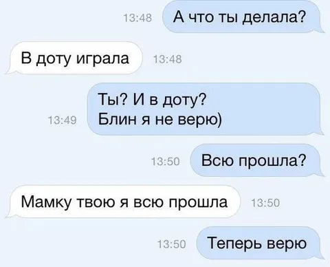Мамку твою я всю прошла