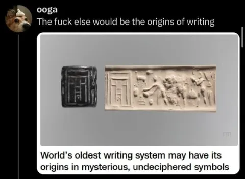 Origins of Writing Meme