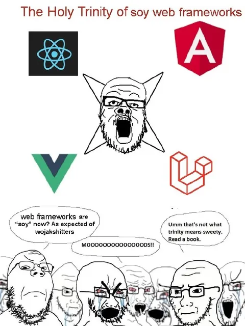 Holy Trinity of Soy Web Frameworks