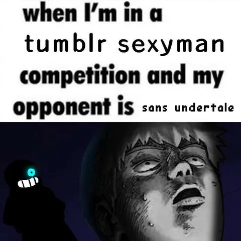 Sans wins Tumblr Sexyman contest