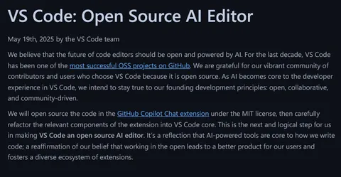 VS Code Open Source AI Editor