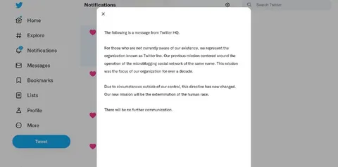 Twitter HQ Human Race Announcement
