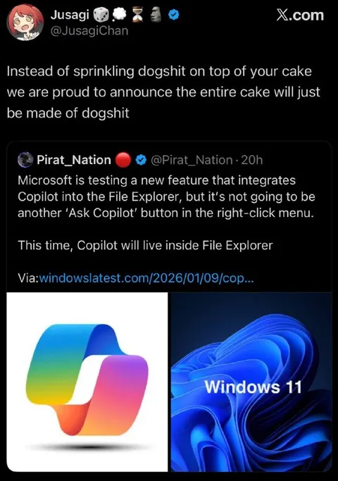 The Entire Cake Is Dogshit