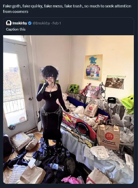 Fake Goth Seeking Attention